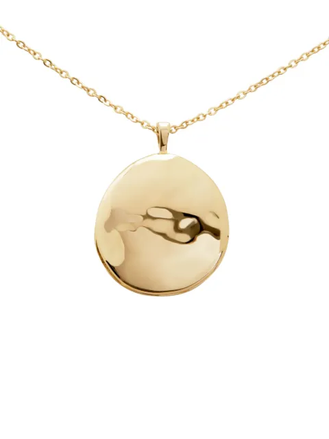 Monica Vinader 14kt yellow gold Siren locket Gold YGNKPBLENON