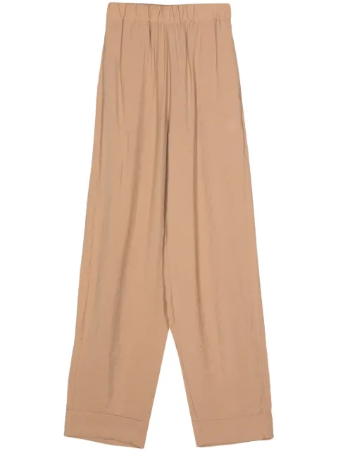 Blanca Vita elasticated-waist wide-leg trousers Neutrals PERNETYA3724