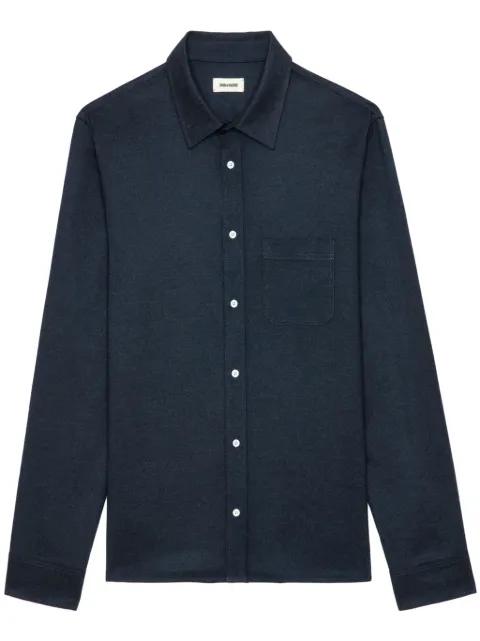 Zadig&Voltaire Stan shirt Blue WMSH00299