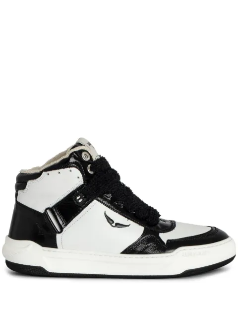 Zadig&Voltaire Wings high-top sneakers Black SWSN00525