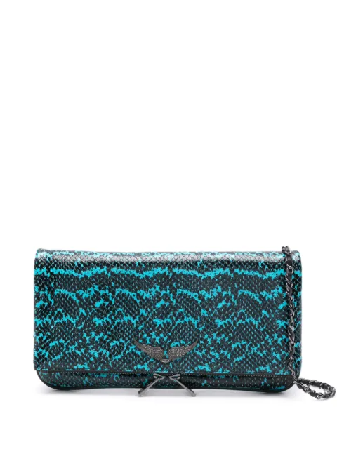 Zadig&Voltaire Rock Wild clutch bag Blue LWBA02556