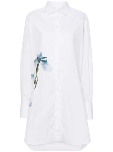 Givenchy printed poplin shirt White BW619GG1TD