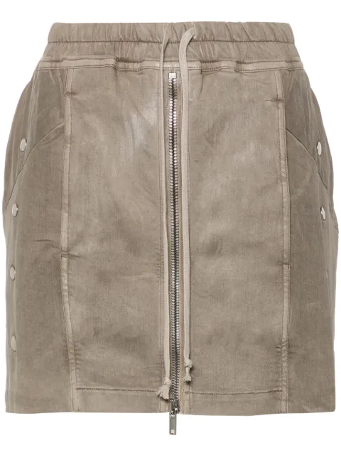 Rick Owens DRKSHDW Babel mini skirt Brown DS01D1344SCF