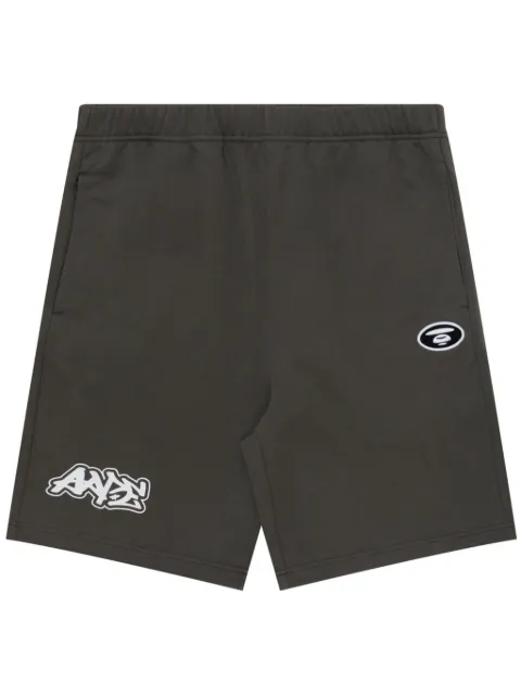 AAPE BY *A BATHING APE® Ape-appliqué track shorts Grey ASPA695XXM