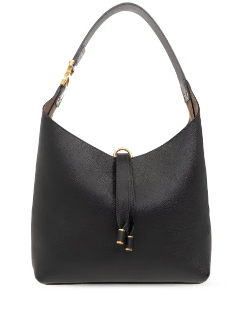 Chloé small Marcie leather tote bag Black CHC24AS629I31