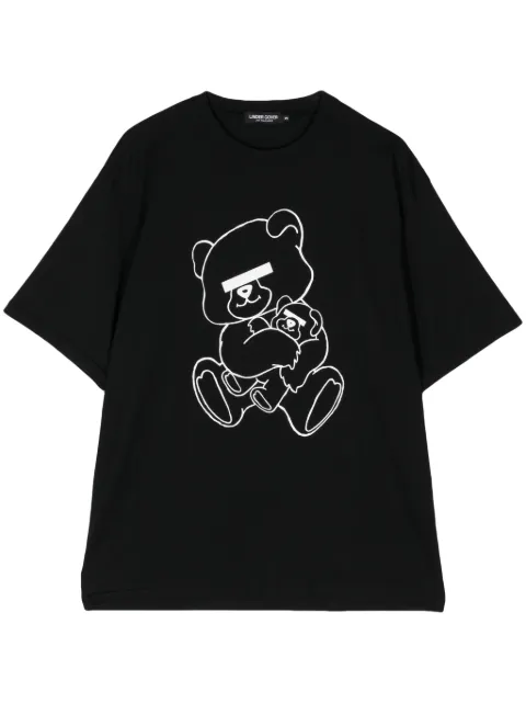 Undercover bear-print cotton T-shirt Black UB0D3802