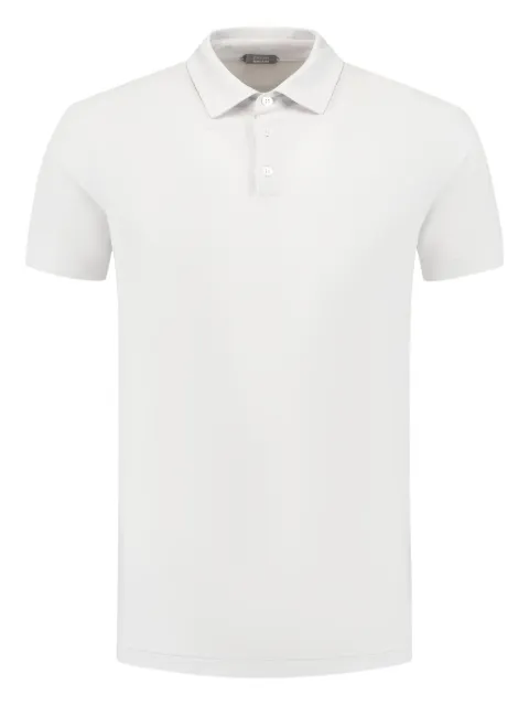 Zanone piqué polo shirt White 811818ZG380Z4672