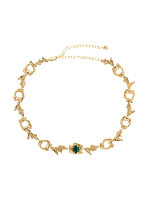 LOVENESS LEE Eryngii necklace Gold ERYNGIIEMERALDGOLDNECKLACE