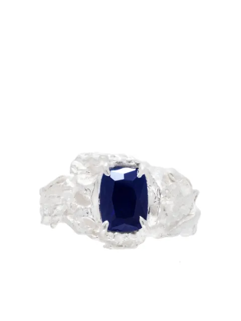 LOVENESS LEE Shimeji ring Silver SHIMEJISAPPHIREARGENTIRING