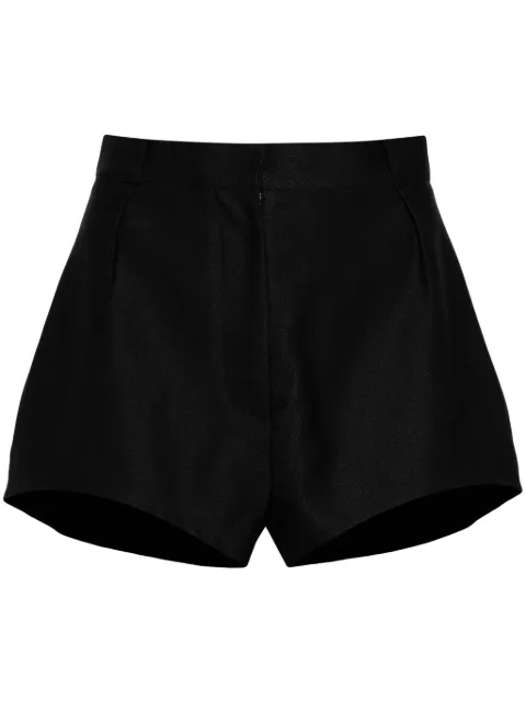 Ioana Ciolacu Angus cotton shorts Black IC24SP02