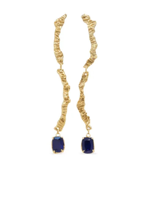 LOVENESS LEE Enoki earrings Gold ENOKISAPPHIREGOLDEARRINGS