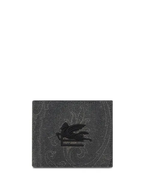 ETRO Pagaso-motif printed wallet Black MP2D0001AA012