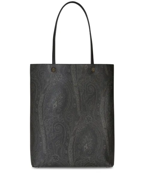 ETRO paisley-print open-top tote bag Black MP1D0012AA012
