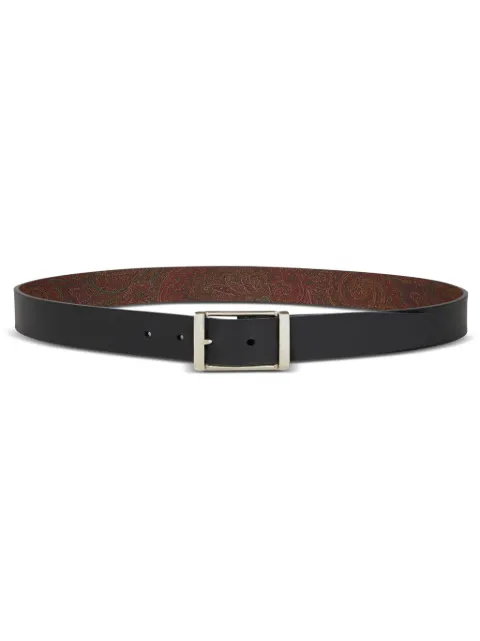 ETRO reversible leather belt Brown MP3D0003AE216