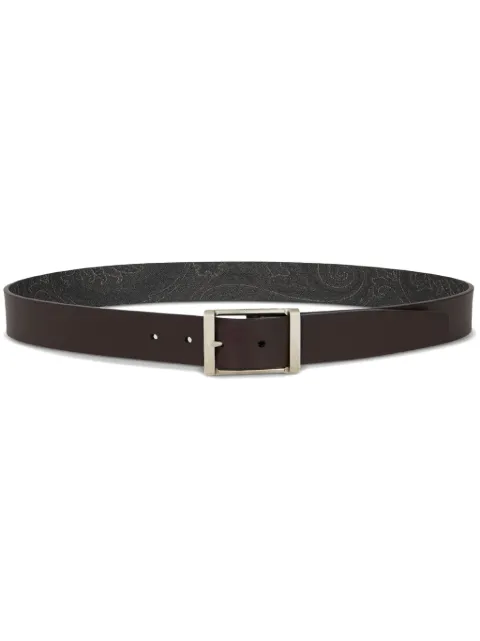 ETRO reversible leather belt Grey MP3D0003AE216