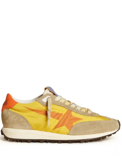 Golden Goose Marathon with yellow nylon upper and orange star sneakers Yellow GWF00683F005462