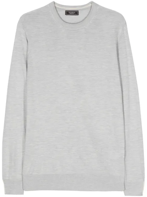 Peserico fine-ribbed mélange jumper Grey R59300F189104A