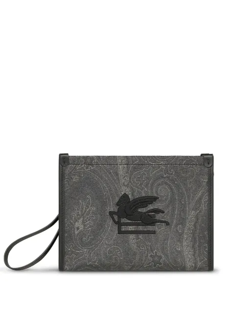 ETRO Essential paisley-print clutch bag Black MP2C0002AA012