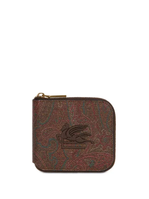 ETRO paisley-print jacquard wallet Brown MP2D0006AA012