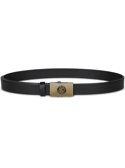 ETRO Pegaso-engraved leather belt Black MP3A0005AP222