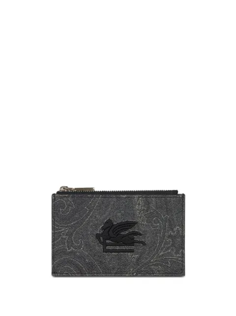 ETRO paisley coin-pocket wallet Grey MP2E0002AA012