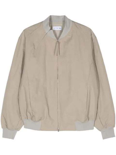 Post Archive Faction zip-up bomber jacket Grey 60OBRWG
