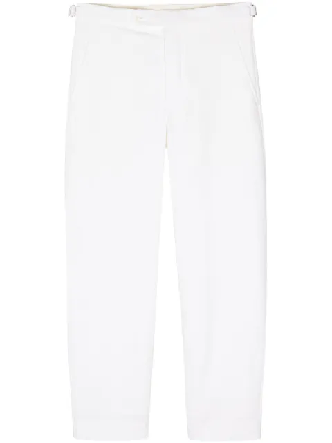 BODE straight-leg cotton trousers White MRS24BT049