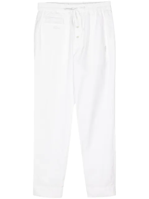 Undercover panelled cotton track pants White US1D4514