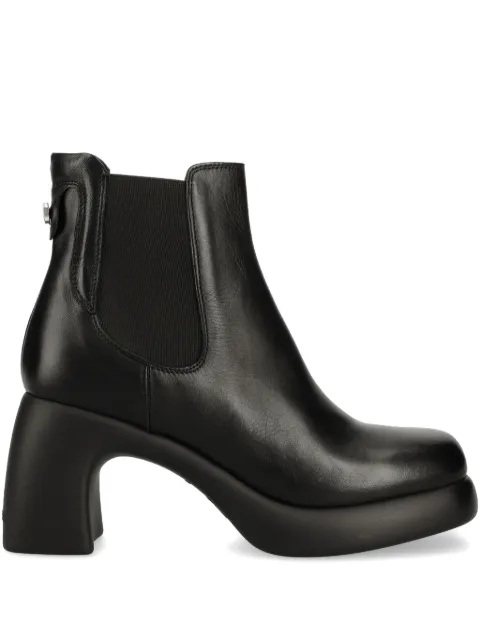 Karl Lagerfeld leather ankle boots Black KL33840