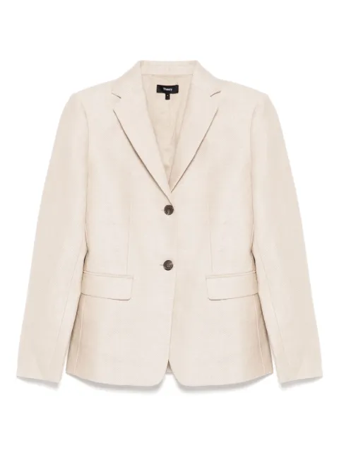 Theory linen blazer Neutrals O0303105