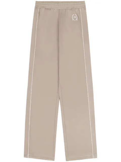 Sporty & Rich Golf logo-embroidered track pants Neutrals PA056S403GE