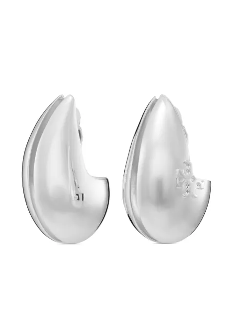 Tory Burch Wave clip-on earrings Silver 160381