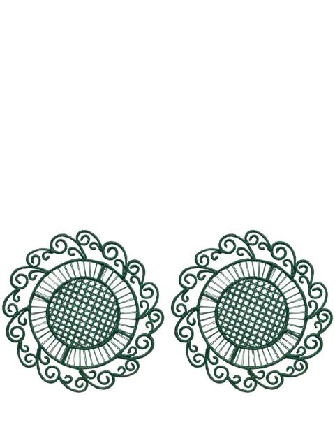 Themis Z Peacock placemat (set of two) Green SPL0000014OS39