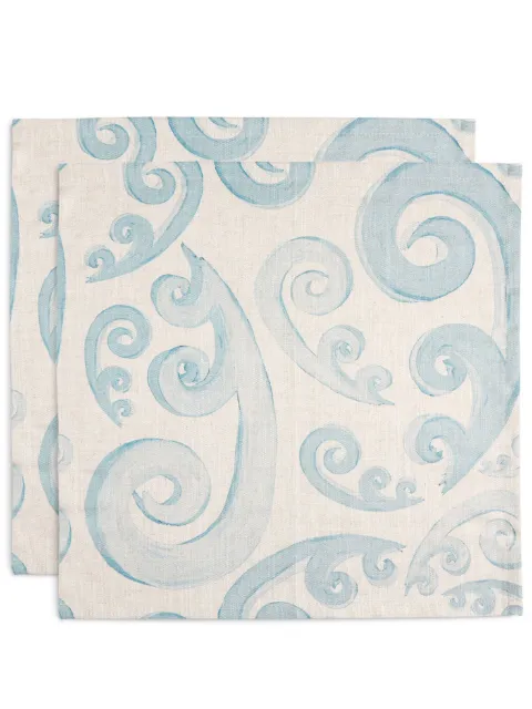 Themis Z Athenee Peacock napkin Neutrals NAP0000019OS141
