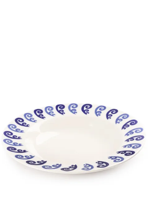 Themis Z Athenee Peacock soup plate White PLT0000100OS141