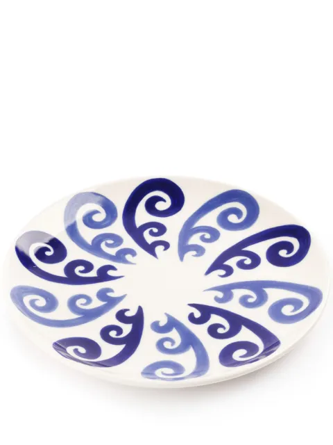 Themis Z Athenee Peacock dessert plate White PLT0000120OS141