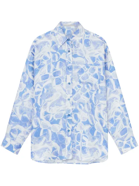Stella McCartney sunglasses-print shirt Blue 6200443ES240