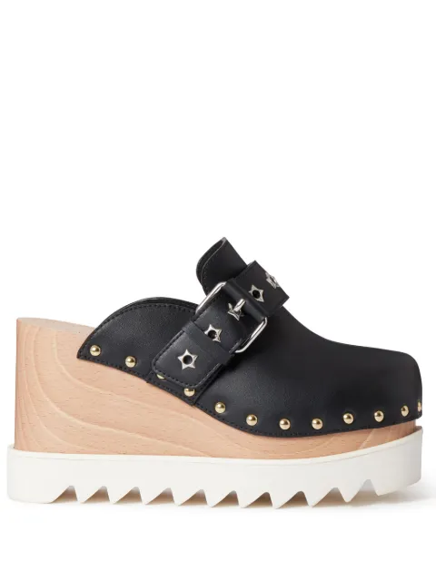 Stella McCartney Elyse 100mm stud-embellished sandals Black 810426AP00P0