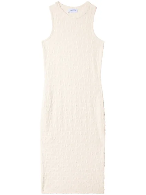 Off-White Off terry rowing dress Neutrals OWDB53GT24JER0010100