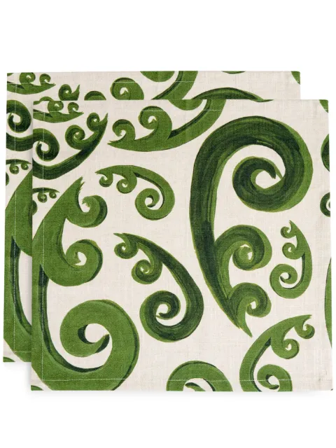 Themis Z Athenee Peacock napkin Neutrals NAP0000017OS152