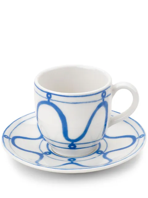 Themis Z Serenity espresso cup and saucer set White ESPRESSOCUP24