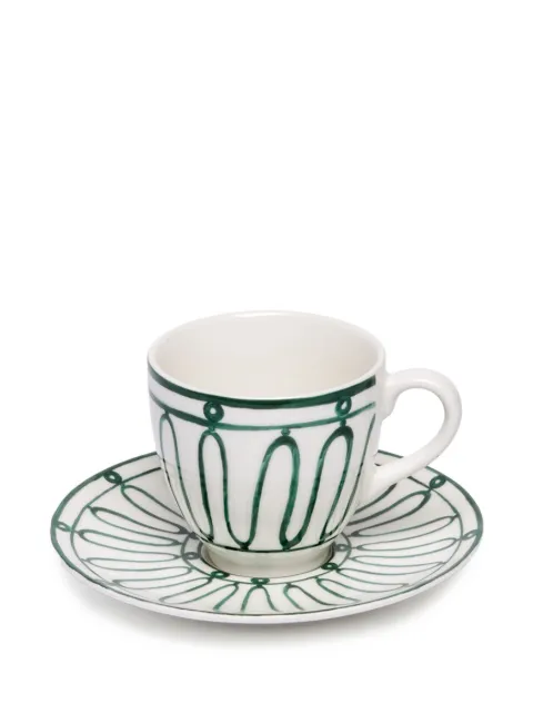 Themis Z Kyma espresso cup and saucer White ESPRESSOCUP42
