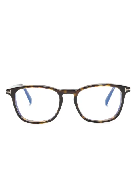 TOM FORD Eyewear tortoiseshell square-frame glasses Brown FT5960B