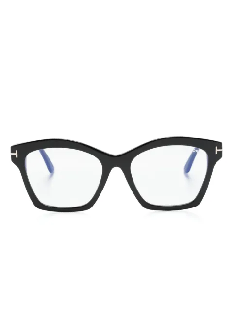 TOM FORD Eyewear light-filtering butterfly-frame glasses Black FT5965B