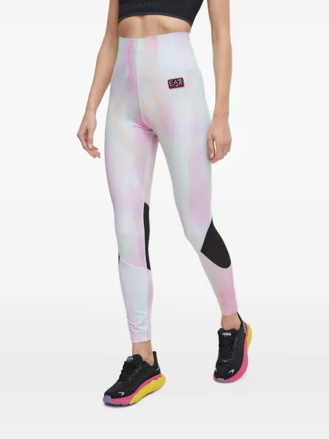 Ea7 Emporio Armani logo-detail leggings Pink TJTCZ3DTP63