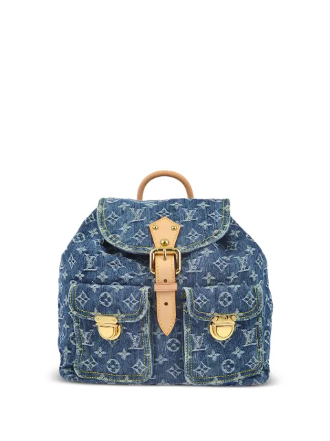 Louis Vuitton Pre-Owned 2006 Sac a Dos GM denim backpack Blue M95056