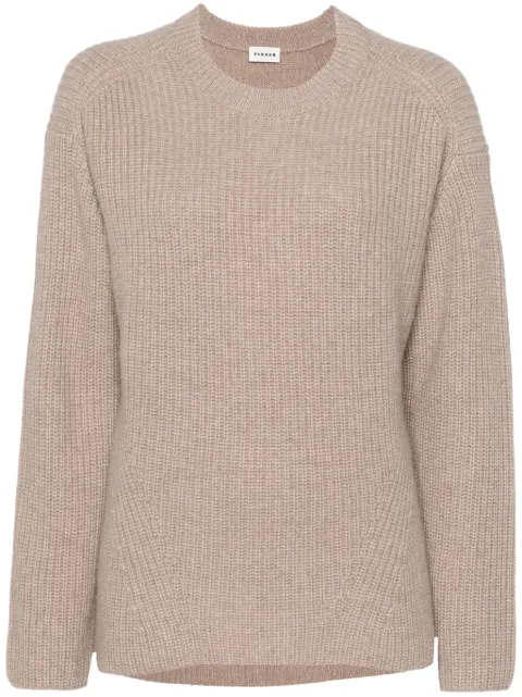 P.A.R.O.S.H. crew-neck cashmere jumper Neutrals D540807WANT24