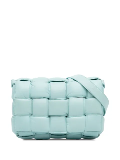 Bottega Veneta Pre-Owned 2012-2023 Intrecciato Padded Cassette crossbody bag Blue LVD3U6O7XVENIIN6