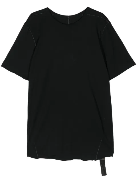 Isaac Sellam Experience strap-detailing organic cotton t-shirt Black NOUVEAUTJERSEYBLK