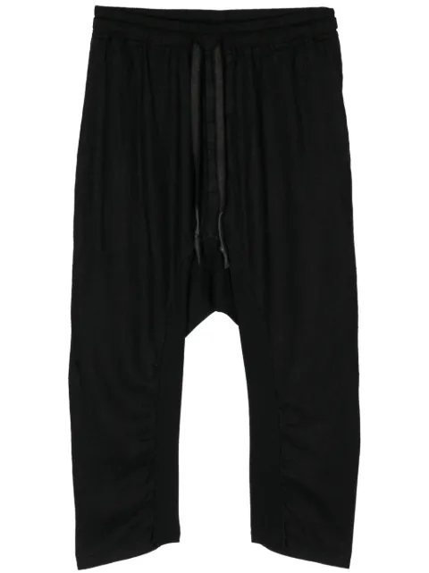 Isaac Sellam Experience cropped drop-crotch trousers Black SHORTPANTSLIGHTLINBLK